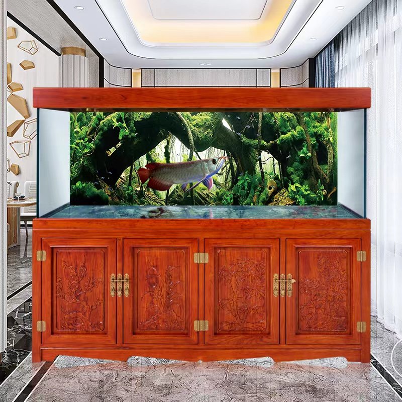 大型鱼缸客厅办公室水族箱屏风超白玻璃免换水底滤高端专用龙鱼缸,宠物/宠物食品及用品,桌面缸,淘宝优惠券,粉丝福利购,淘宝优惠卷