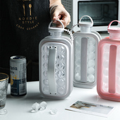 舍里创意制冰盒制冰盒冰格制冰袋二合一冰球壶冻冰块模具冰格神器