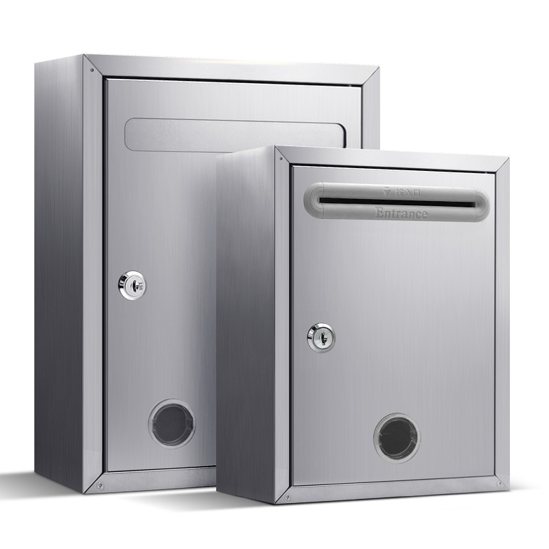 室外信箱 不锈钢意见箱 户外防水翻报箱投诉举报建议箱挂墙超大号