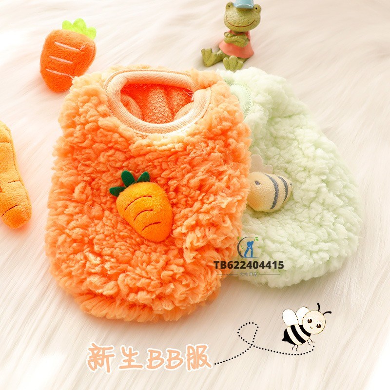 小鹿犬专用衣服狗狗冬天加绒超小体狗一斤小狗秋冬季保暖幼犬卫衣