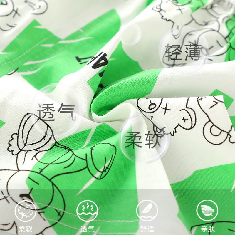 男童短裤纯棉夏季宝宝婴儿裤子儿童居家三分裤女童睡裤外穿薄款