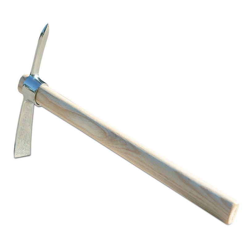 不锈钢小洋镐 户外 纯钢农具挖树根羊镐锄头小镐头便携冰镐十字镐