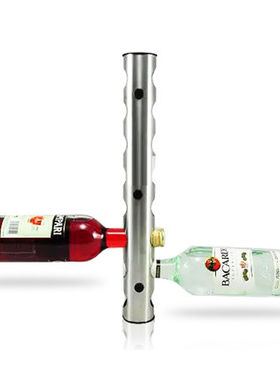 包邮挂墙式酒架不锈钢柱形酒架红酒架壁挂创意吧台酒架家居摆件
