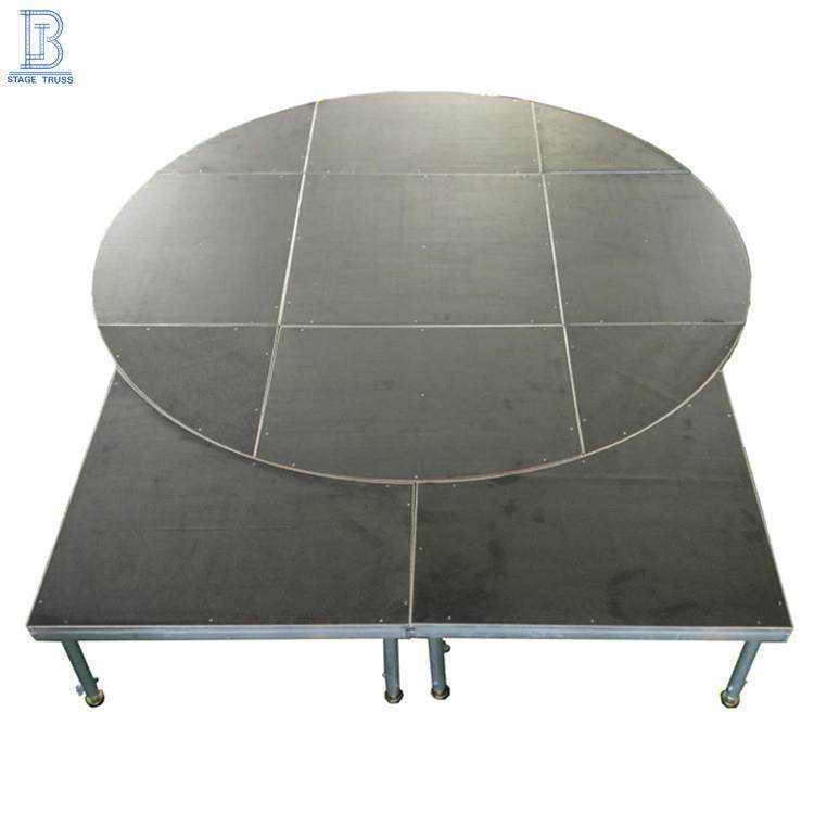 直销铝合金活动舞台升降快装舞台圆形婚庆舞台异型舞台舞台架