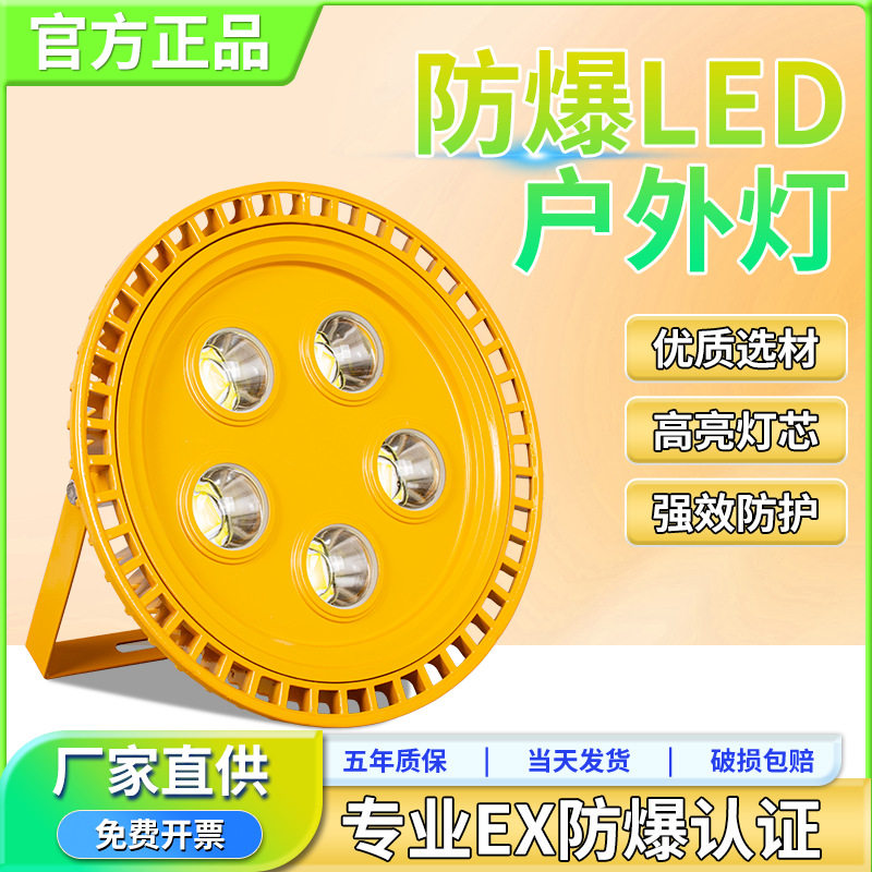 led防爆灯隧道灯低压12v24v36v加油站仓库厂房投光灯220v50w100w