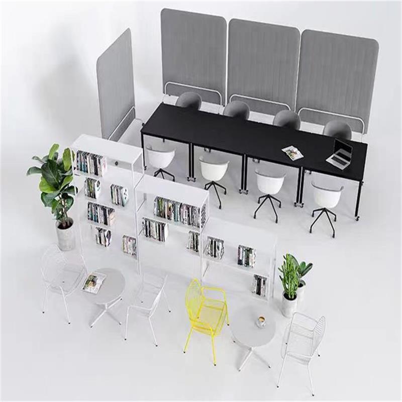 办公室设计隔音移动布艺软体分隔活动艺术屏风隔断现代简约座屏