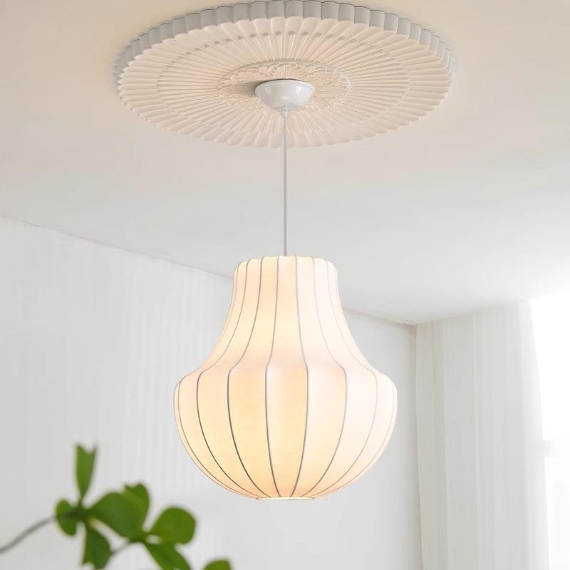 复古诧寂风个性蚕丝客厅吊灯意大利北欧简约中古风民宿卧室餐厅灯