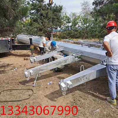 10KV钢制电力塔输电钢管杆高压钢管塔耐张输电钢杆打桩