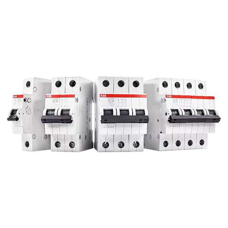 ABB1P小型SH202断路器SH200空气2P开关3P空开16A25A40A50A63A安4P