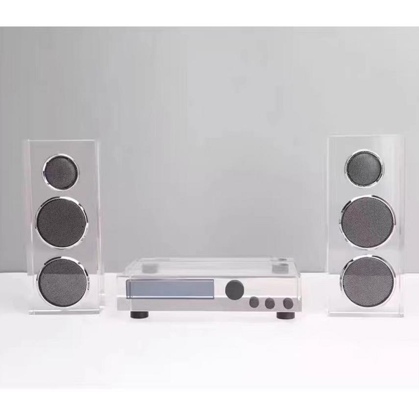 现代简约创意水晶音响水晶工艺品样板房售楼处桌面电视柜软装饰品