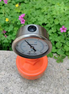 YN60 -0.1-0.1MPa负压耐震隔膜压力表 抗震真空压力表带隔膜头