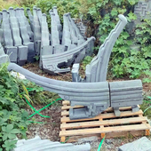 达盛昌仿古小青瓦苏式 屋脊园林门楼仿古翘角 翘角中式