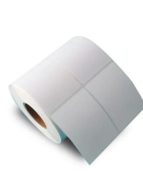 条码不干胶标签 铜版纸 40mmx50/60/65/70/75/80/90mm 吊牌不干胶