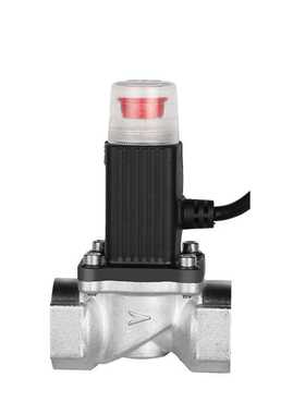 电磁阀DN15A DN20A尺寸智能气源切断 燃气报警器联动直通现货