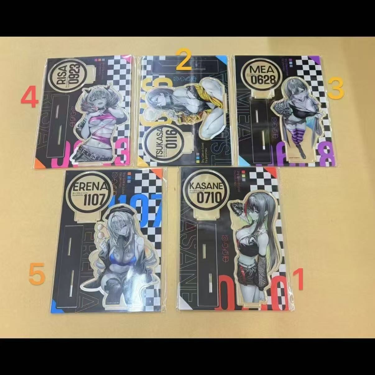 【日谷】害羞女友galgame角色生日系列周边带背板亚克力立牌谷子