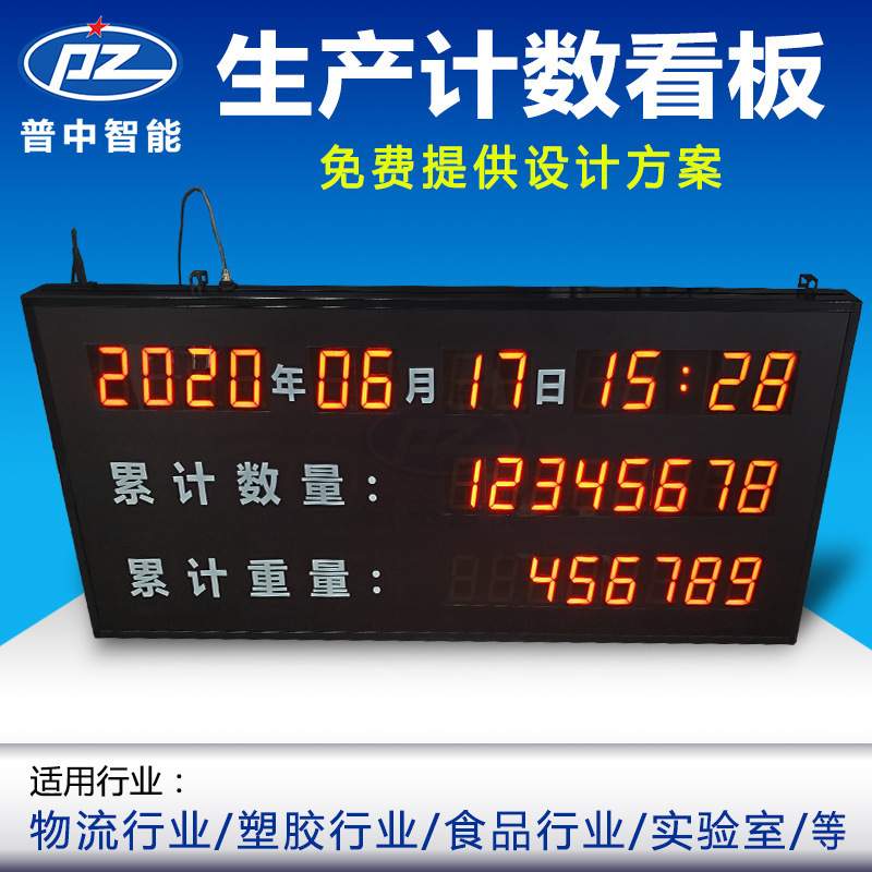 车间管理led生产产量统计完成率计划电子看板led屏超高亮大屏