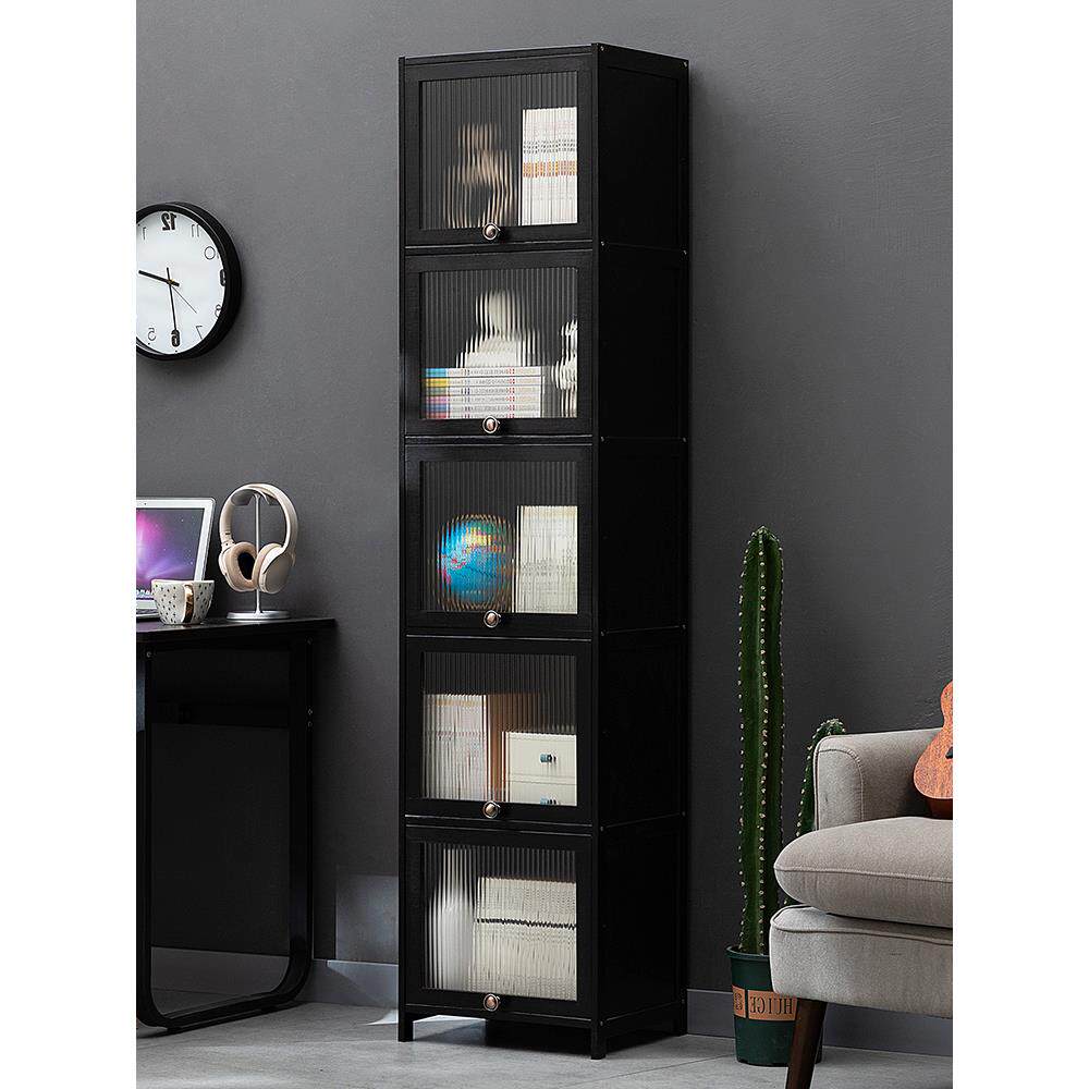 cs书架置物架落地书柜子家用儿童收纳靠墙边客厅简易实木多层储物