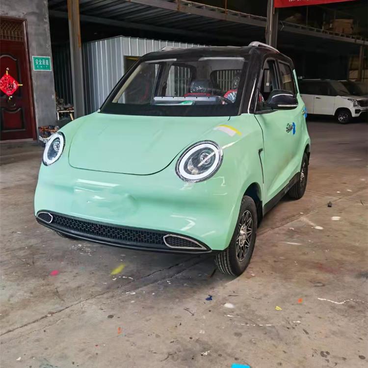 成人四轮电动汽车油电两用家用封闭电瓶代步车女士代步轿车