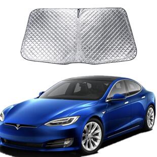 适用tesla汽车遮阳隔热model3/Y前挡风玻璃遮阳挡4层加厚遮阳板