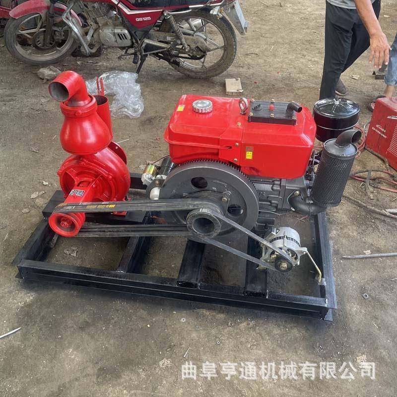 3寸柴油抽水泵农用田地固定抽水机果园大棚大流量灌溉排涝水泵