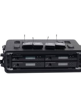 ANLEONS3无线麦克风航空箱子2U麦克风箱