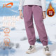 保暖亲肤卫裤 大童冬棉裤 女童户外拒水童装 Y贵人鸟男童厚款 运动裤