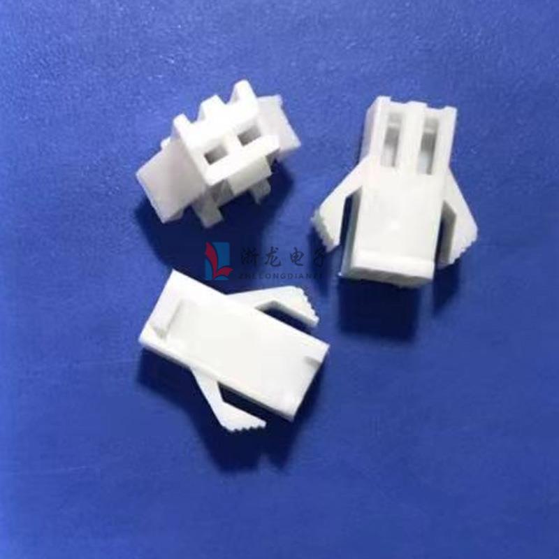 SM-2P空中对接公胶壳2.5-2YLED玩具条形连接器接插件白色1000只