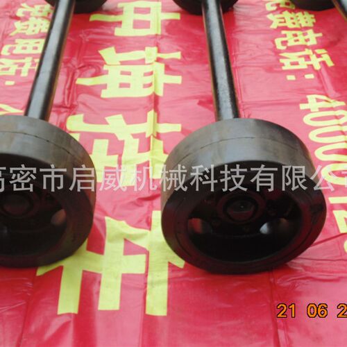 实心胎浮动拖车轴   拖车配件厂家   10吨工业拖车轮胎厂家供应