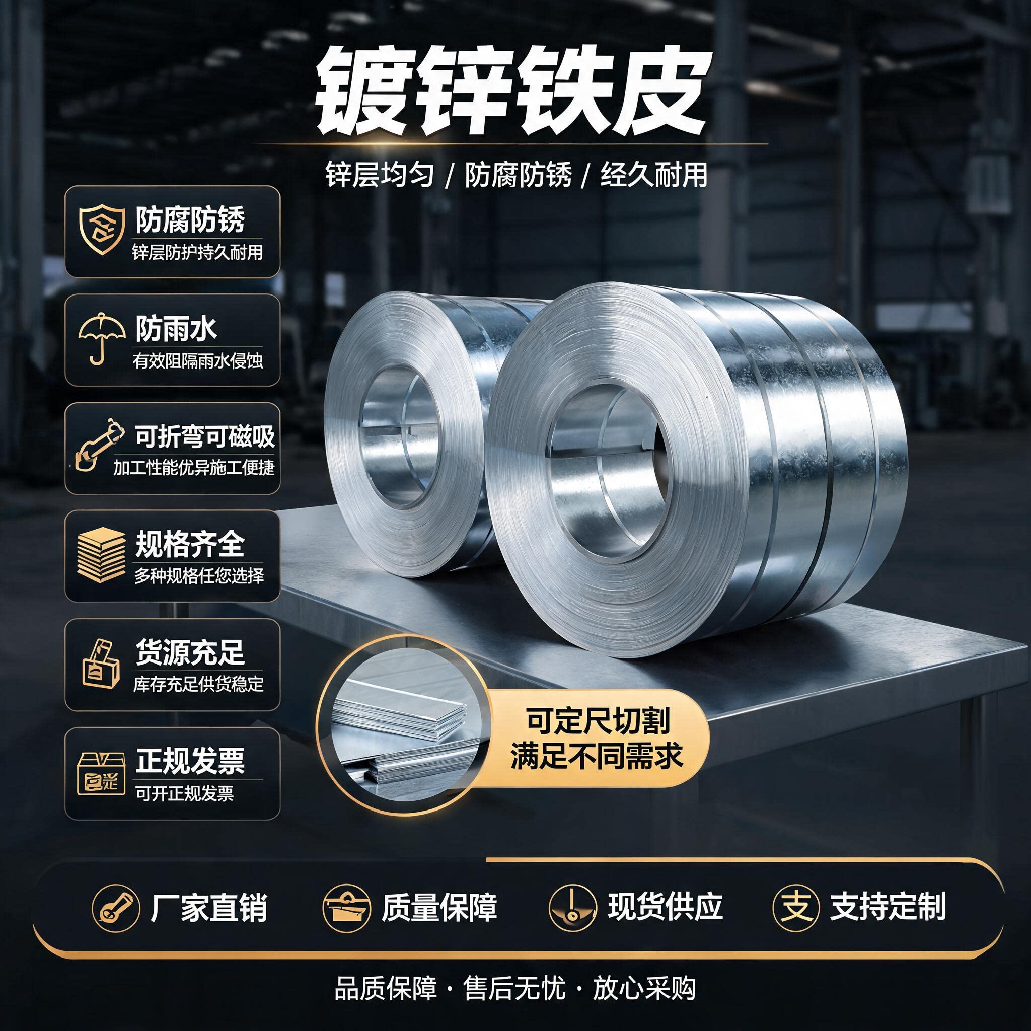 SPCC铁皮薄板SGCC DX钢板