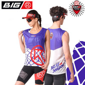 大K逐梦赛男女款 2024新品 BigK 马拉松比赛跑步运动速干透气背心