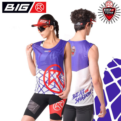 2024新品BigK 大K逐梦赛男女款马拉松比赛跑步运动速干透气背心