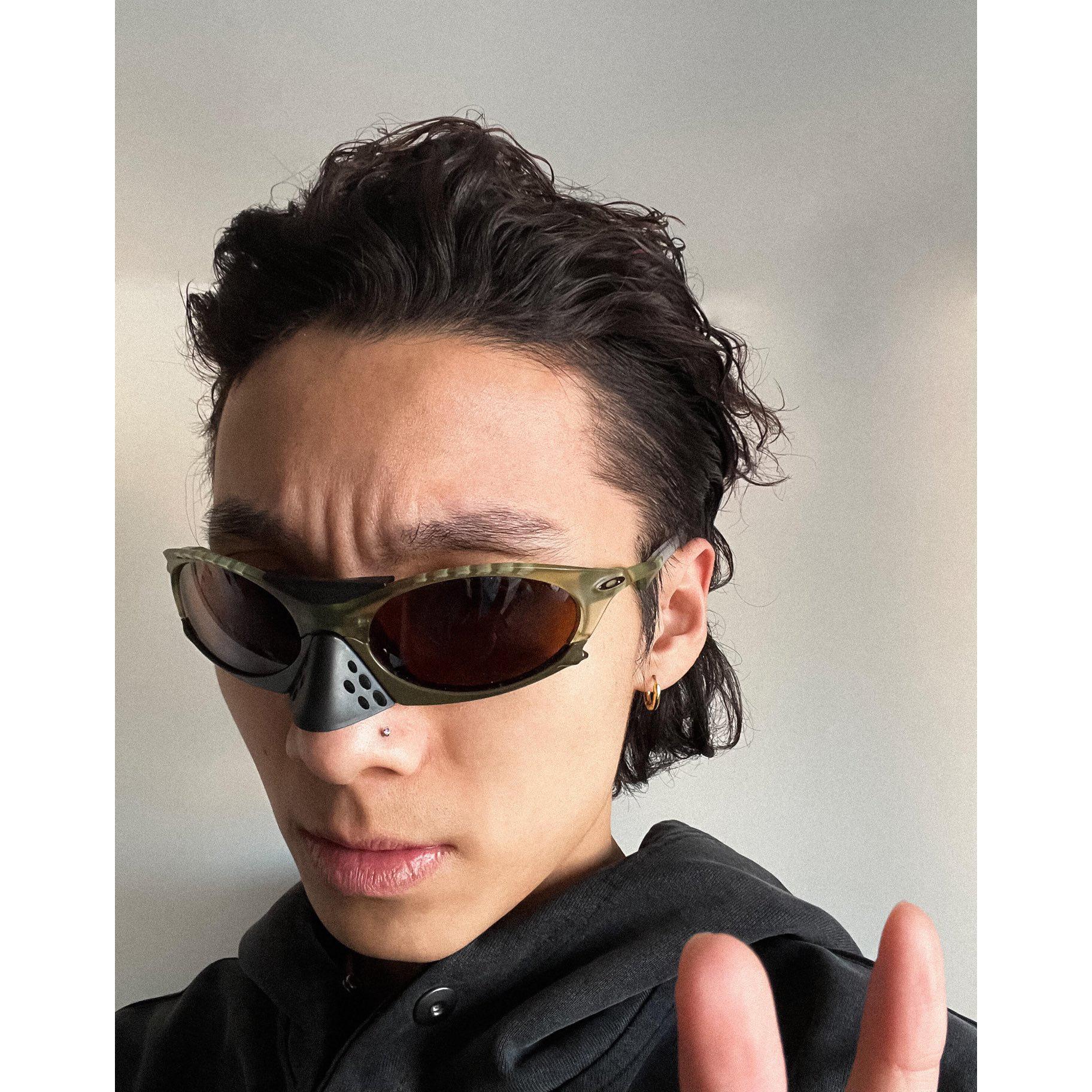 Oak 机能复古滑雪运动眼镜 户外骑行镜护目镜墨镜男女 可拆卸鼻拖