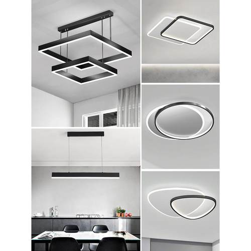 客厅吊灯现代简约大气天猫小灯具智能语音2021年新款北欧全屋套