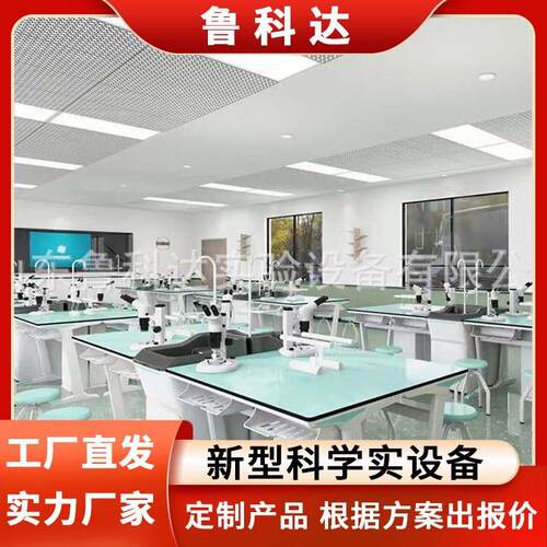 物理化学试验台中小学生铝塑科学研究理化生实验桌吊装试验台桌