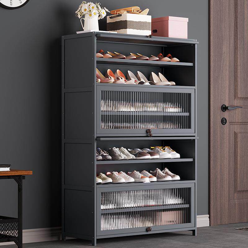 家用儿童门口鞋柜2022新款鞋架实木小户型入户楼道收纳五斗柜