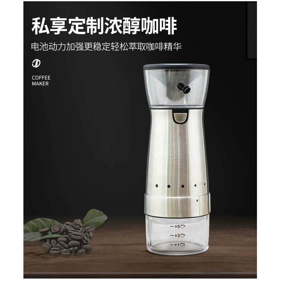 礼品咖啡研磨器新款咖啡磨豆粗细可调研磨器磨粉家用便携式