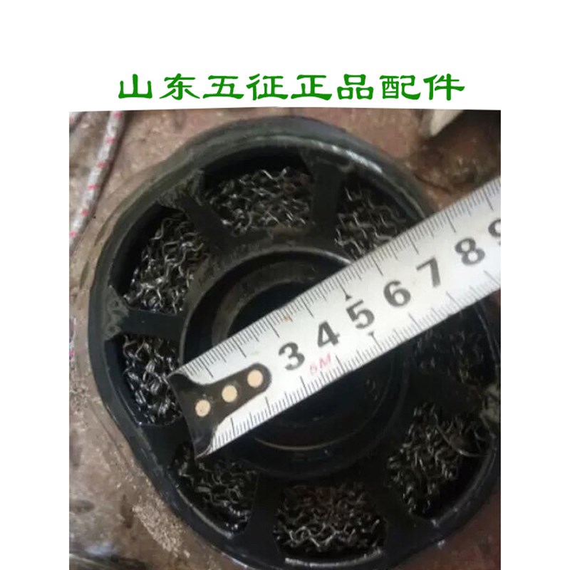 五征三轮车原厂配件小银虎空滤器滤芯KD10扁空滤器油滤芯钢丝滤芯