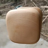 原木方形门把手单孔玻璃北欧创意推拉门手柄拉手卫生间玻璃门大门