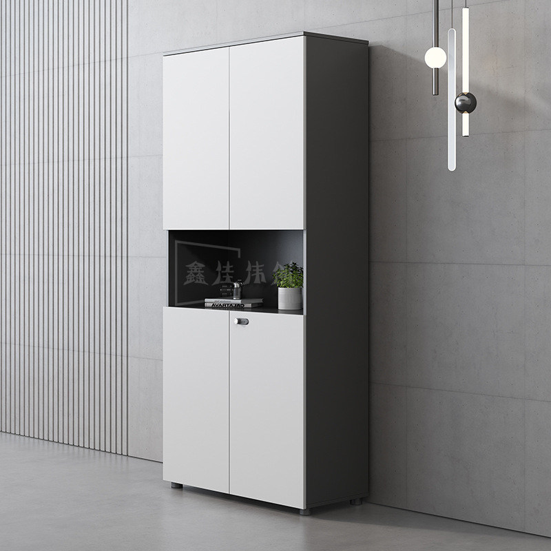 办公室木制带密码锁收纳柜高文件柜档案资料柜木质靠墙落地定制柜,商业/办公家具,办公储物柜,淘宝优惠券,粉丝福利购,淘宝优惠卷