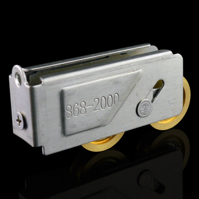 迪福德868-2000型铝合金门窗滑轮推拉窗户不锈钢铜轮平移门窗轮子