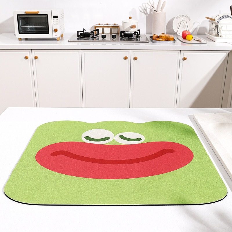 沥水垫厨房吸水垫子防油防水洗手台面积水洗碗控水可爱免洗大尺寸,居家布艺,厨房地垫,淘宝优惠券,粉丝福利购,淘宝优惠卷