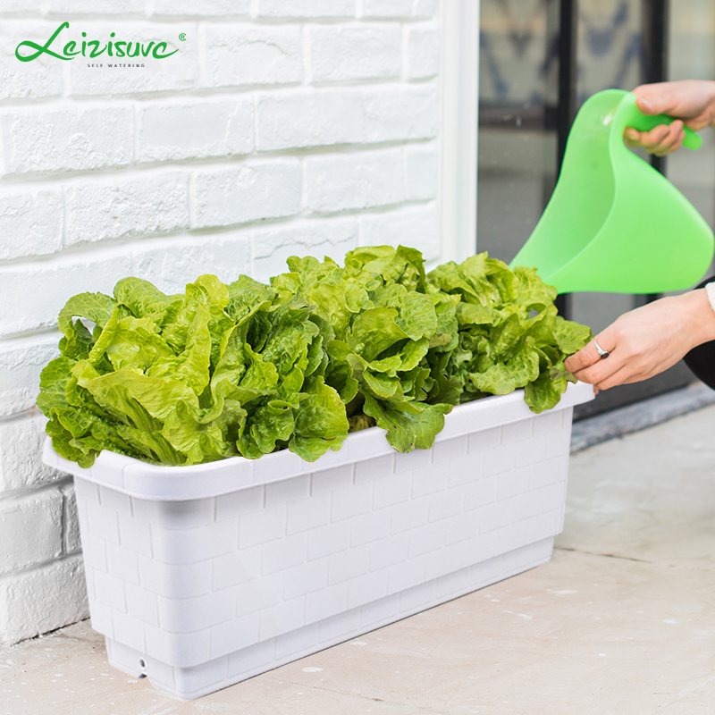 阳台种菜盆长方形特大号塑料花盆蔬菜种植神器家庭楼顶户外种植箱
