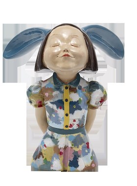 稀奇艺术摆件向京《我看到了幸福》-调色盘 雕塑桌面可爱造型摆件