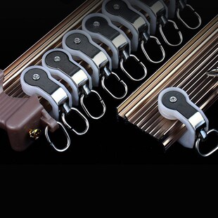 加厚铝合金弯轨窗帘轨道高强度高硬度新品轨道可弯曲窗帘滑槽配件