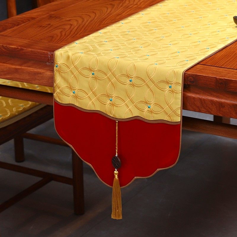 新中式桌旗古典中国风禅意茶几布家用电视柜床头柜餐桌布艺茶桌旗,居家布艺,桌布,淘宝优惠券,粉丝福利购,淘宝优惠卷