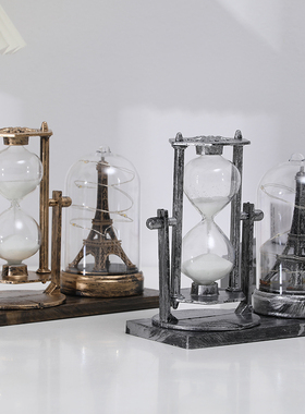 欧式情侣沙漏小夜灯送老师建筑办公室装饰品送男女生日圣诞节礼品