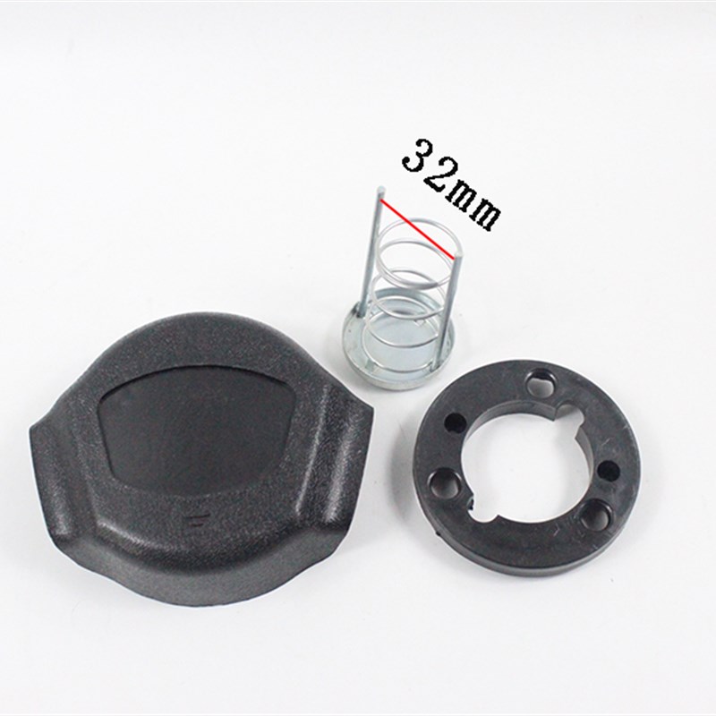 叉车方向盘喇叭按钮总成3脚喇叭盖子适用杭叉A30A35 3-3.5吨