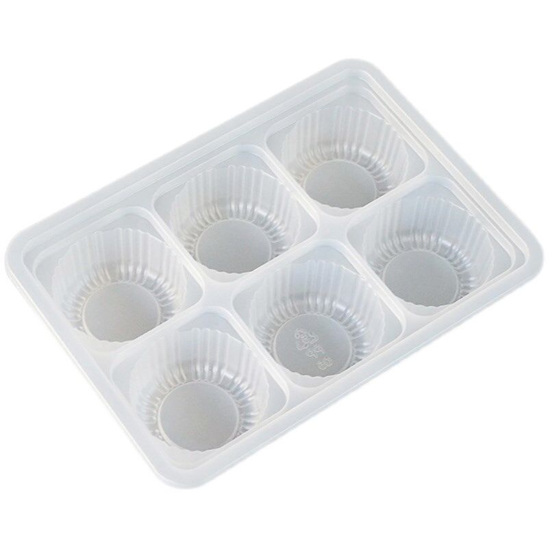 泽求样品专用一次性雪媚娘食品塑料内托蛋黄酥青团大福包装盒底托