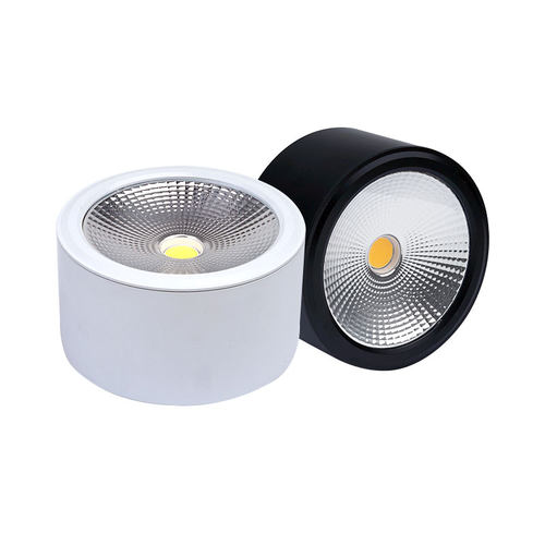 超薄明装筒灯led小吸顶灯圆形免开孔10W12W15W过道走廊玄关天花灯