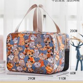 双层干湿分离洗浴化妆品收纳包洗漱澡兜游泳漏水袋旅行沐浴室手提